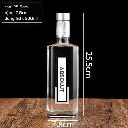 chai-thuy-tinh-dung-ruou-500ml-nap-bi-mau-bac-k52-kamglass