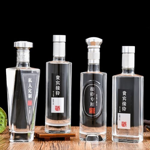 Chai thủy tinh 500ml nắp bi bạc