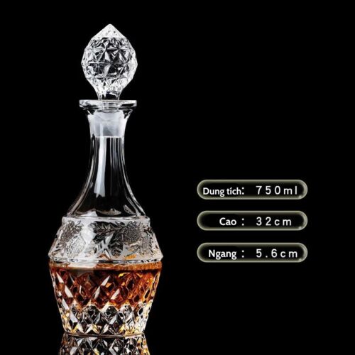 Bình pha lê cao cấp 750ml