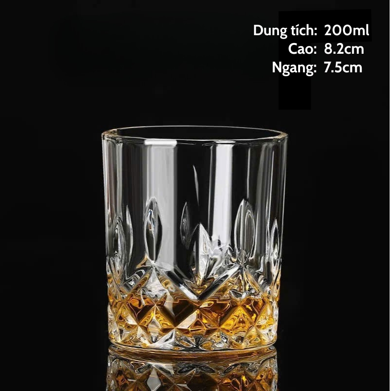 Ly rượu cao cấp dung tích 200ml LR02