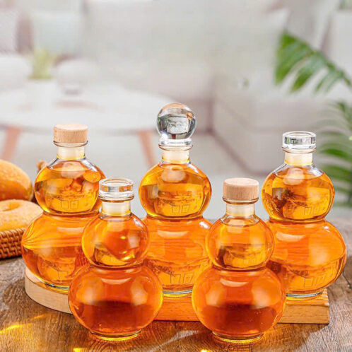 Chai thủy tinh Hồ Lô đựng rượu